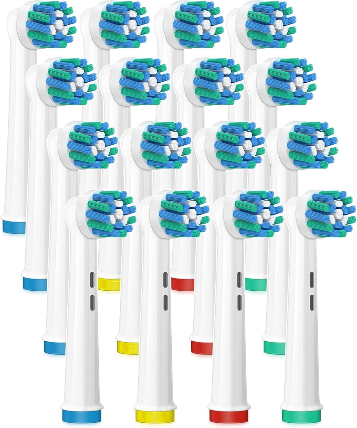 Cross Toothbrush Heads Compatible with Oral B Pro Toothbrush, Vitality Plus, Pro 700 100 300 2000, Replacement Brush Heads Cross Bristles for Teeth Clean