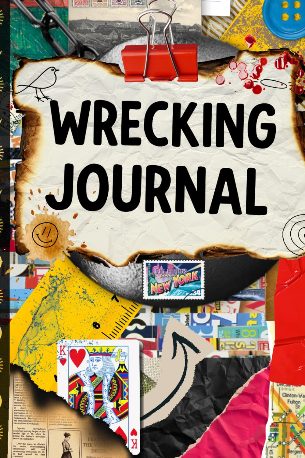Wrecking Journal: Creative Book with Funny Cute and Challenging Tasks to Complete, Stress and Anxiety Relief Diary for All Ages