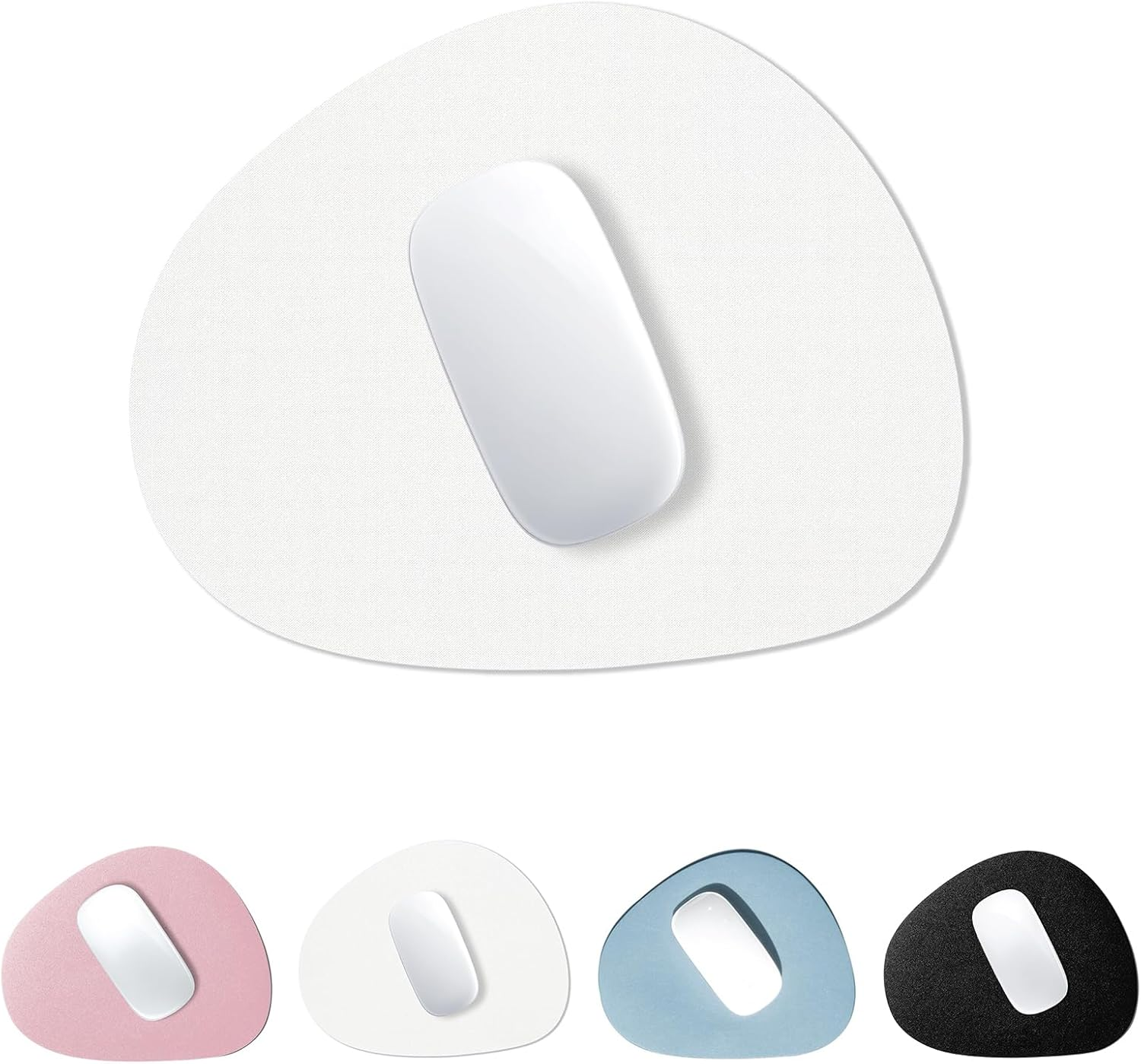 Cute Small Mouse Pad, Non-Slip Rubber Base with Washable Waterproof Fabric, Desk Mat for Office, Home, Gaming and Laptop Accessories