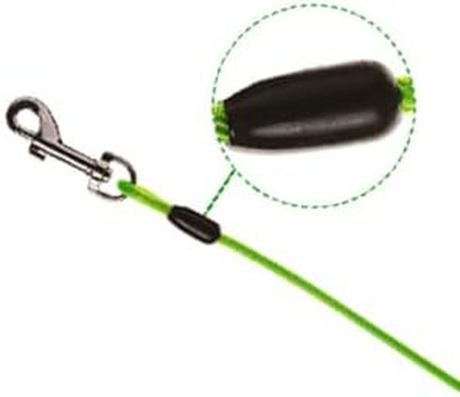 10Ft Tie Out Cable for Dogs up to 350LBS - Rust Proof Training Cable for Yard and Camping