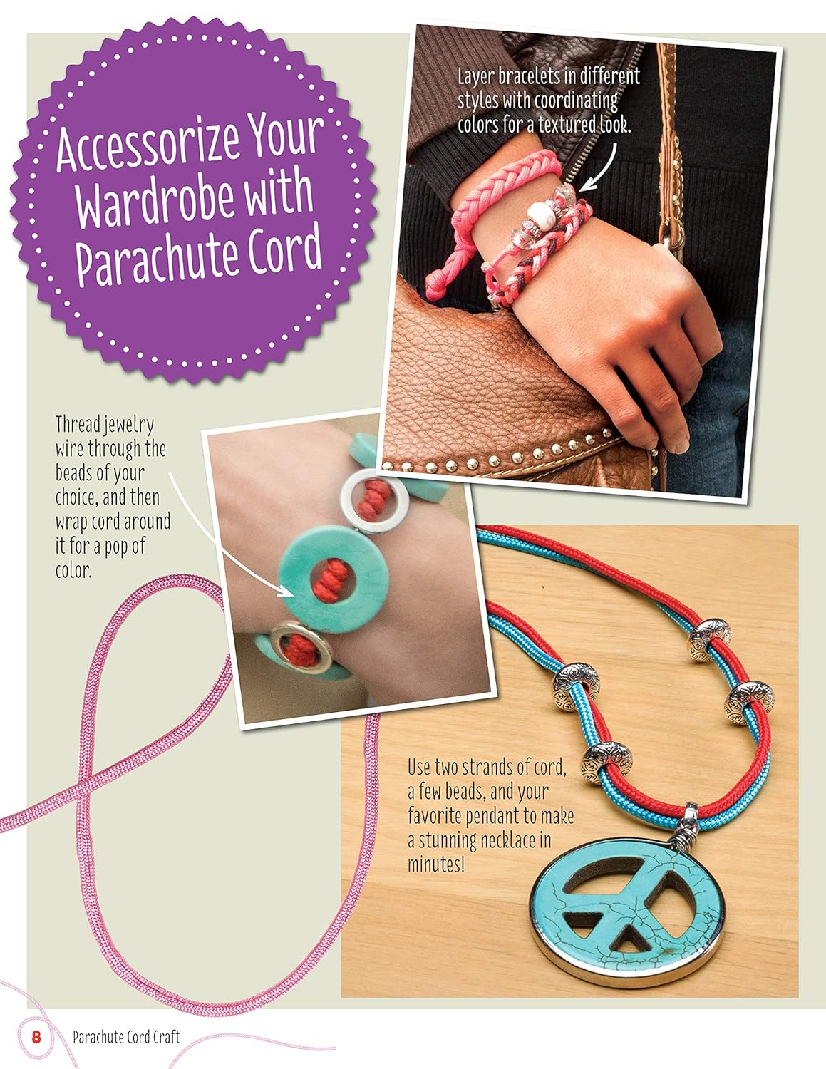 Parachute Cord Craft: Quick & Simple Instructions for 22 Cool Projects: 3495 image number 5