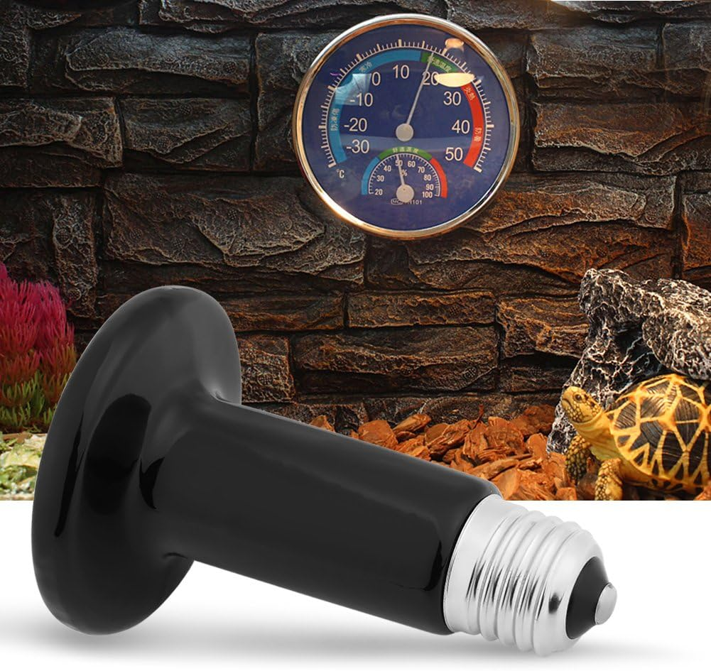 Reptile Heat Lamp Bulb Ceramic Infrared Heat Emitter 50W (75W) image number 2