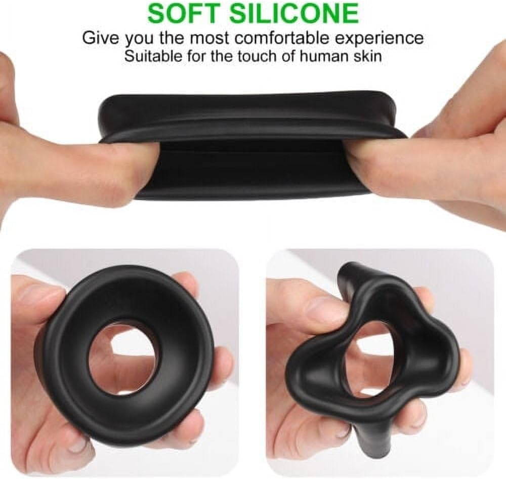 3 PCS Premium Strong Penis Pump Replacement Sleeve Suction Men'S Vacuum Pump Universal Cover Enlargement Pump Sleeve Cover Caps for Male Enhancement Growth Cover, Male Vacuum Pump Soft Silicone Cover for Men image number 5