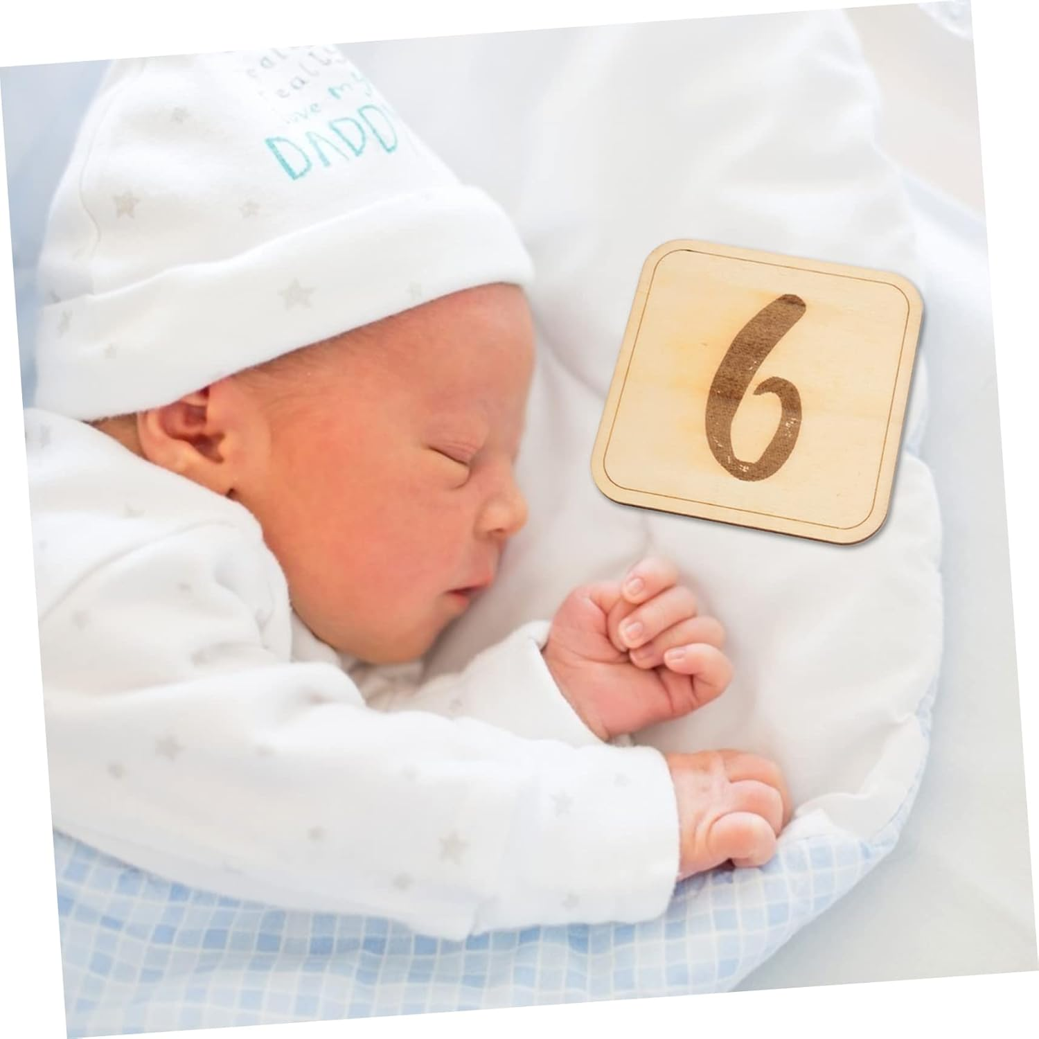 12Pcs Milestone Cards Growth Recording Discs for Newborn Photography Durable Props for Celebrating Important Milestones and Shower
