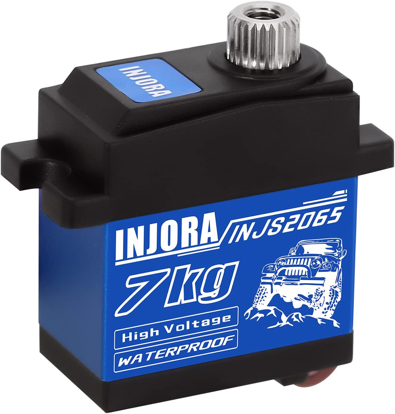 INJORA 7KG 2065 Digital Servo Waterproof High Voltage Sub-Micro Shift Servo for TRX4M TRX4 TRX6 SCX10 III 1/10 RC Crawler Car,1Pcs image number 3