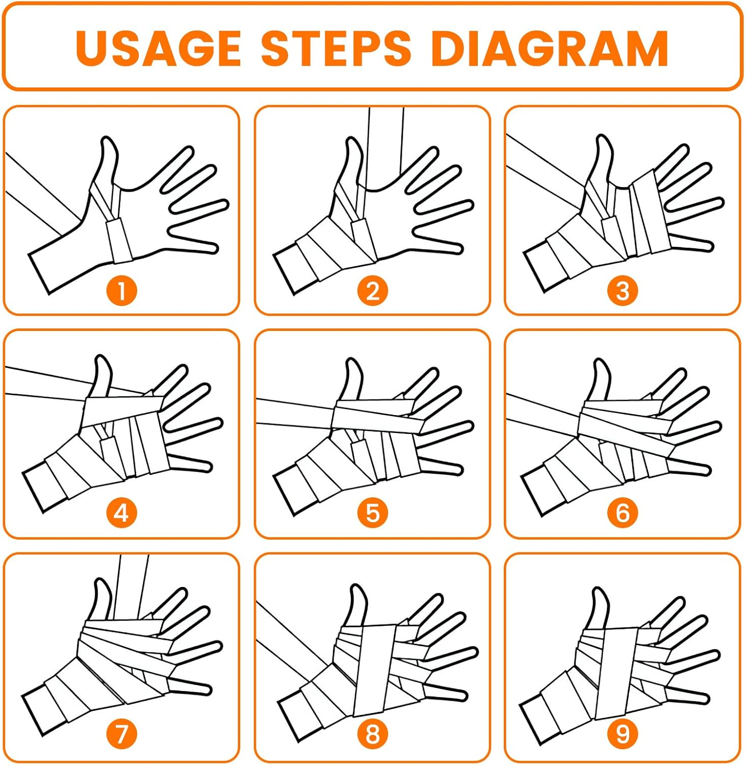 4 Pcs Boxing Hand Wraps, Elastic Bandages Training Wrist Support Inner Gloves Boxing Wraps for Muay Thai MMA Kickboxing Gym Fitness Combat Sports Men Women Martial Arts Protective Gear