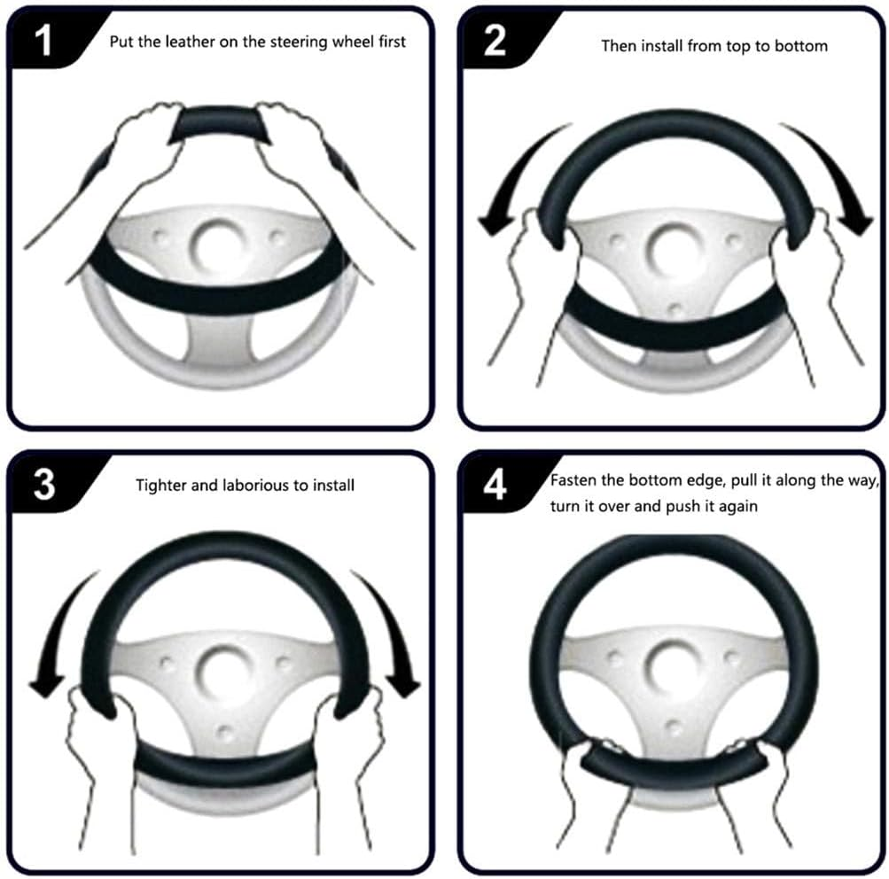 Steering Wheel Cover for Hyundai I30 2012-2016 (GD) 38CM | Circle image number 3