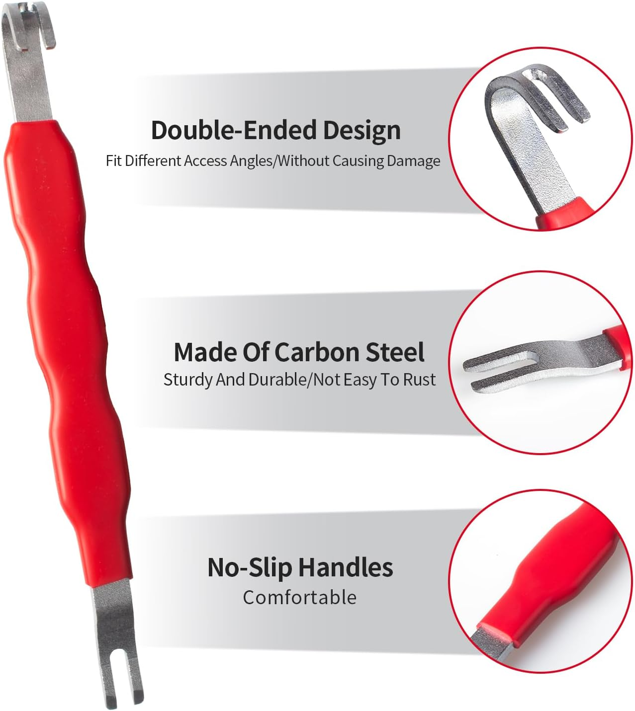 4 Pieces Electrical Disconnect Pliers for Cars, Electrical Connector Separator Tool and Automotive Electrical Connector Disconnect Pliers