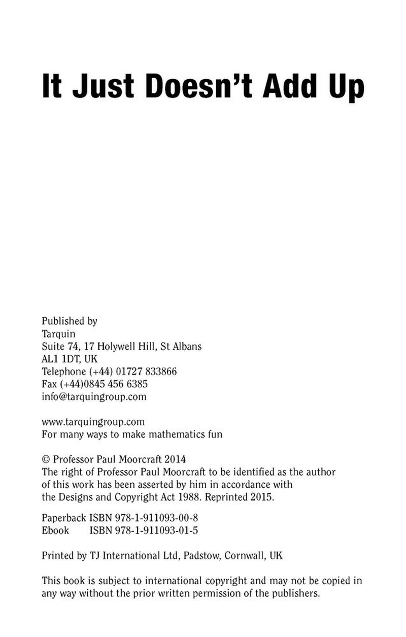 It Just Doesn'T Add Up: Explaining Dyscalculia and Overcoming Number Problems for Children and Adults image number 2