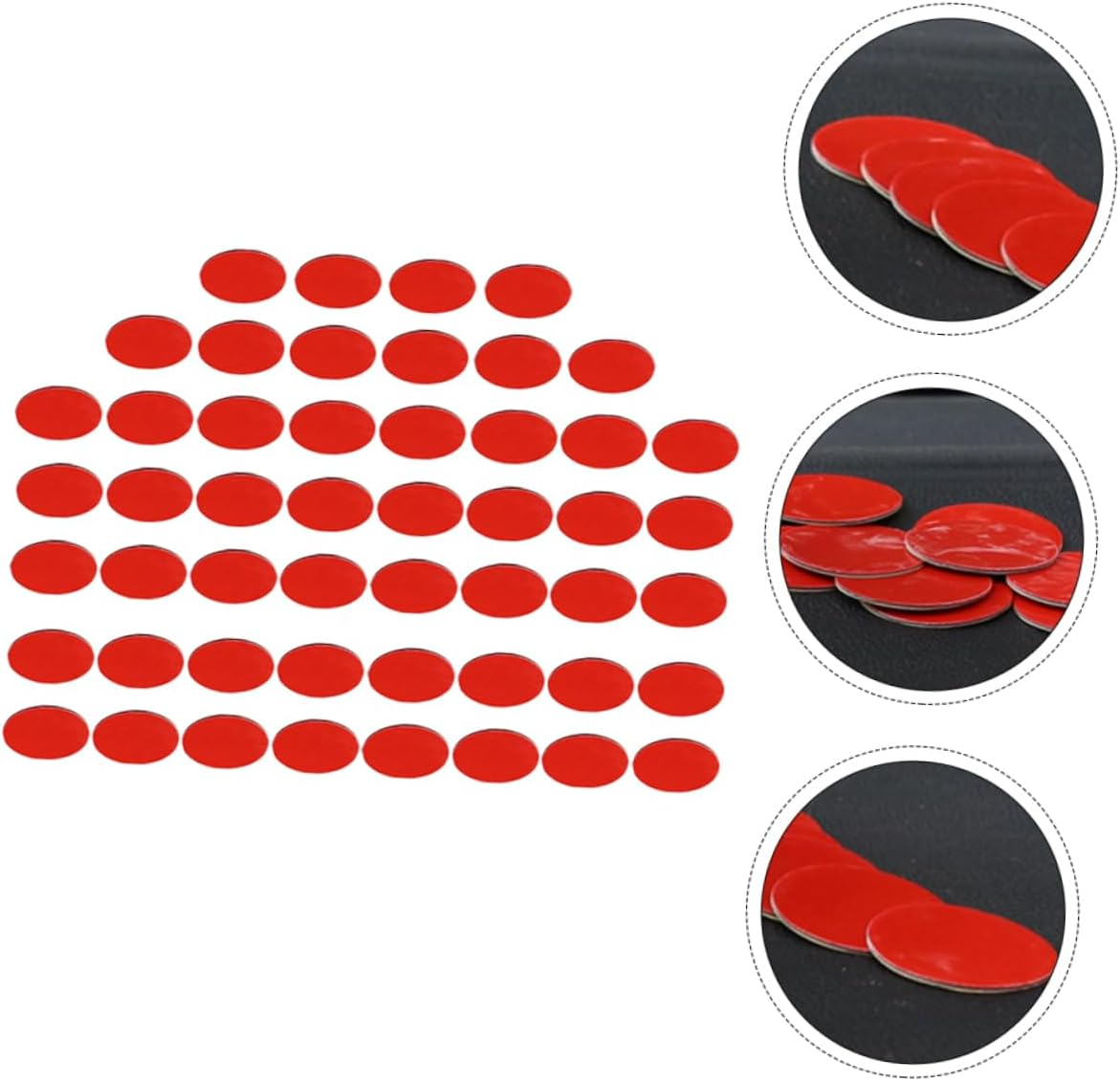 50Pcs Double Sided Sticker Car Perfume Seat Glue Super Strong Removable Adhesive Tape image number 1