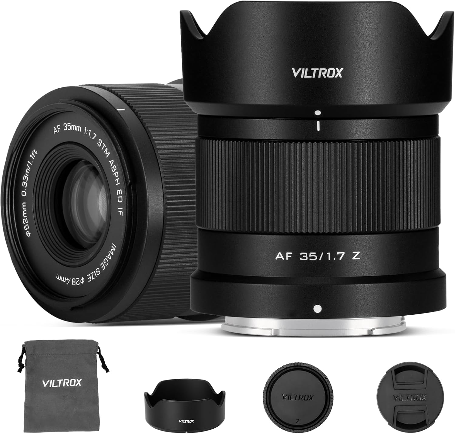 VILTROX 35Mm F1.7 APS-C Prime Autofocus Lenses for Nikon Z Mount STM Camera Lenses Standard Camera Lenses Large Aperture Compatible for Nikon Z9 Z8 Z7 Z6 Z5 Z50 Z30 ZFC image number 5