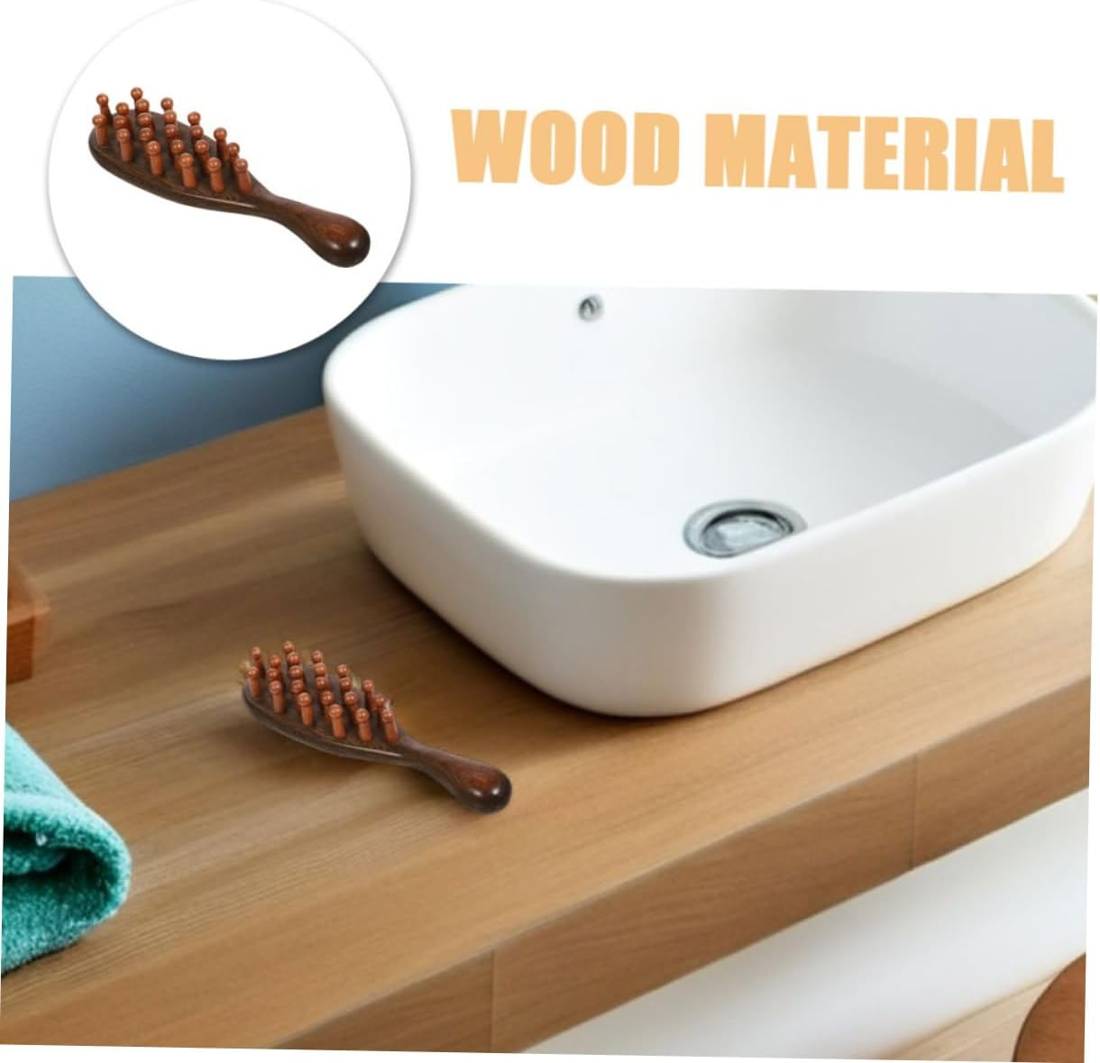 LIFKOME 2Pcs Scalp Massaging Brush Wide Tooth Comb for Dandruff Natural Hair Styling Tool Scalp Scrubber for Relaxation image number 4