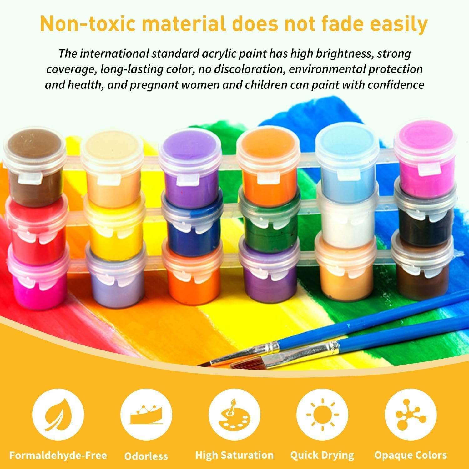 Disco Ball Paint by Numbers Kit for Adults Beginners - 16X20 Inch DIY Acrylic Painting on Canvas, Home Wall Art Decor for Living Room & Bedroom image number 5