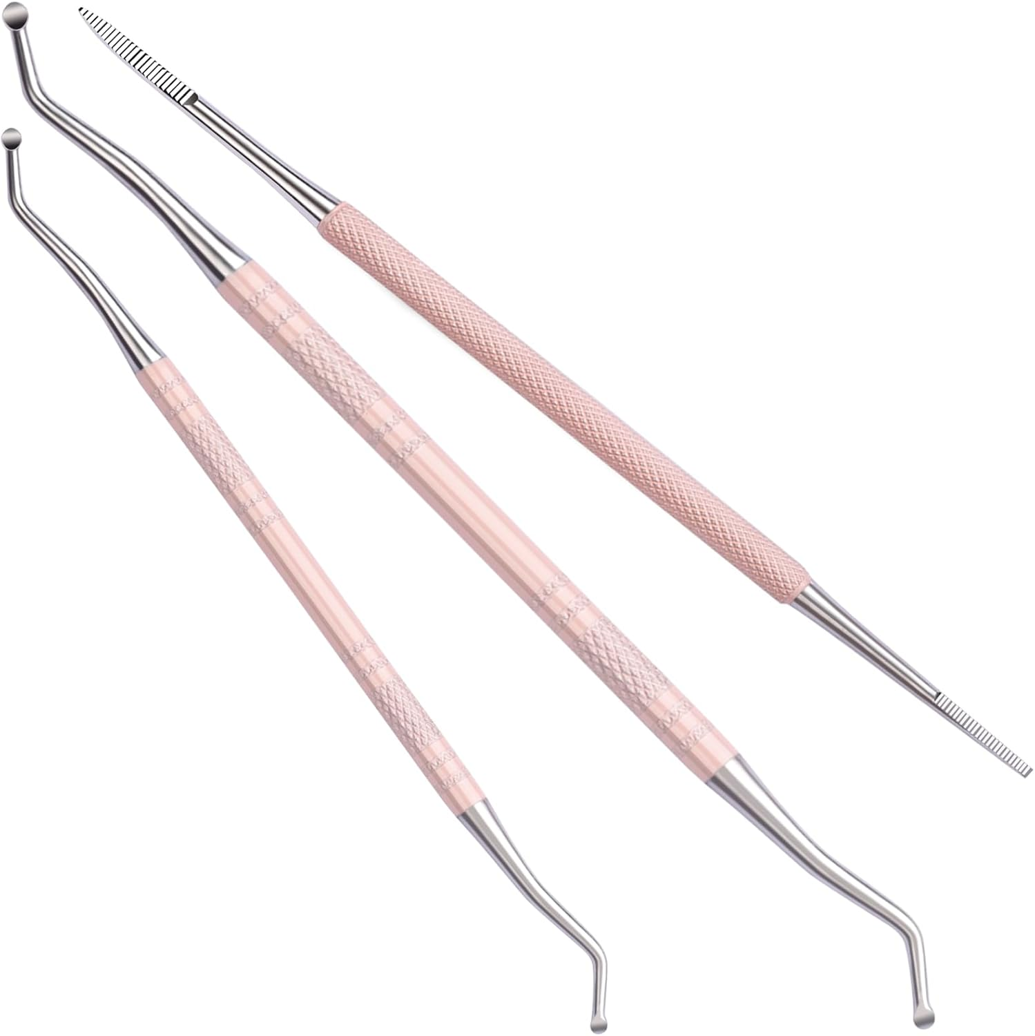 Teenitor Pedicure Tools for Feet, Toenail File and Lifters, Ingrown Toenail Removal Kit Pain Relief (Pink) image number 4