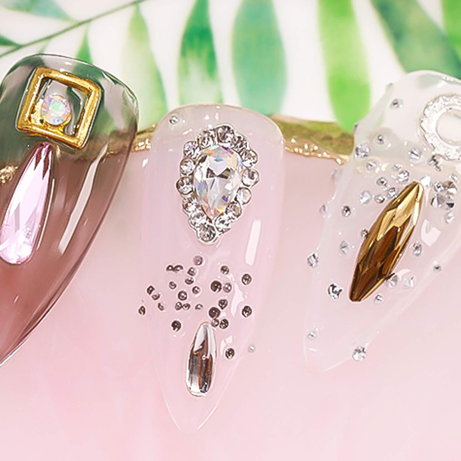 20 Grains Nail Art Rhinestone Flat-Back Rhinestone Nail Decoration Transparent Sunflower Seed Crystal image number 2