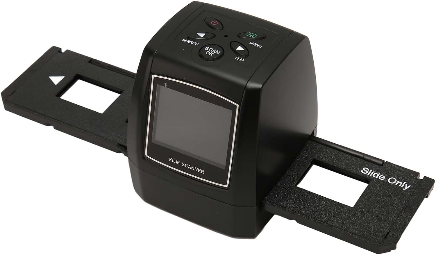 Digital Film Scanner, 12MP Slide Negative Scanner with 2 Inch LCD Screen for Convert 135 126 110 Super 8 Films Slides to Digital JPEG, Photo Scanner for PC Laptop Phone