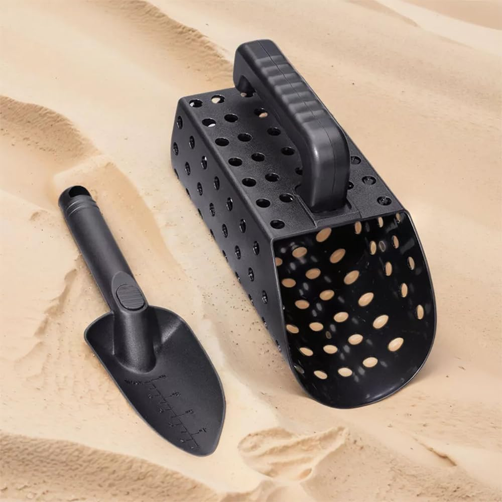 WADY Beach Spade, Metal Detecting Shovel, Metal Detector Accessories, Garden Spades, Set Portable, for Digging for Metal Detecting, Beach Shelling, Sand Sifter at the Beach & More for Kids and Adult image number 6