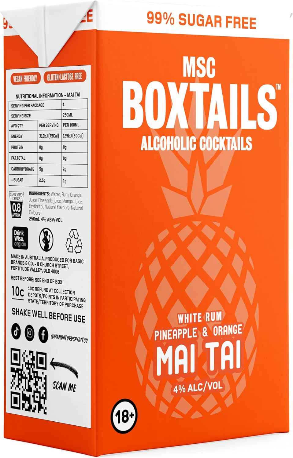 MSC Boxtails Mai Tai 250Ml X 6 Pack image number 1