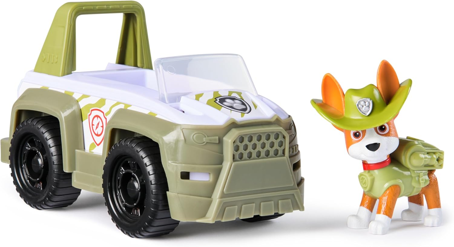 PAW Patrol, Tracker&rsquo;S Jungle Rescue Vehicle, Toy Truck with Collectible Action Figure, Sustainably Minded Kids Toys for Boys & Girls Ages 3 and Up image number 3