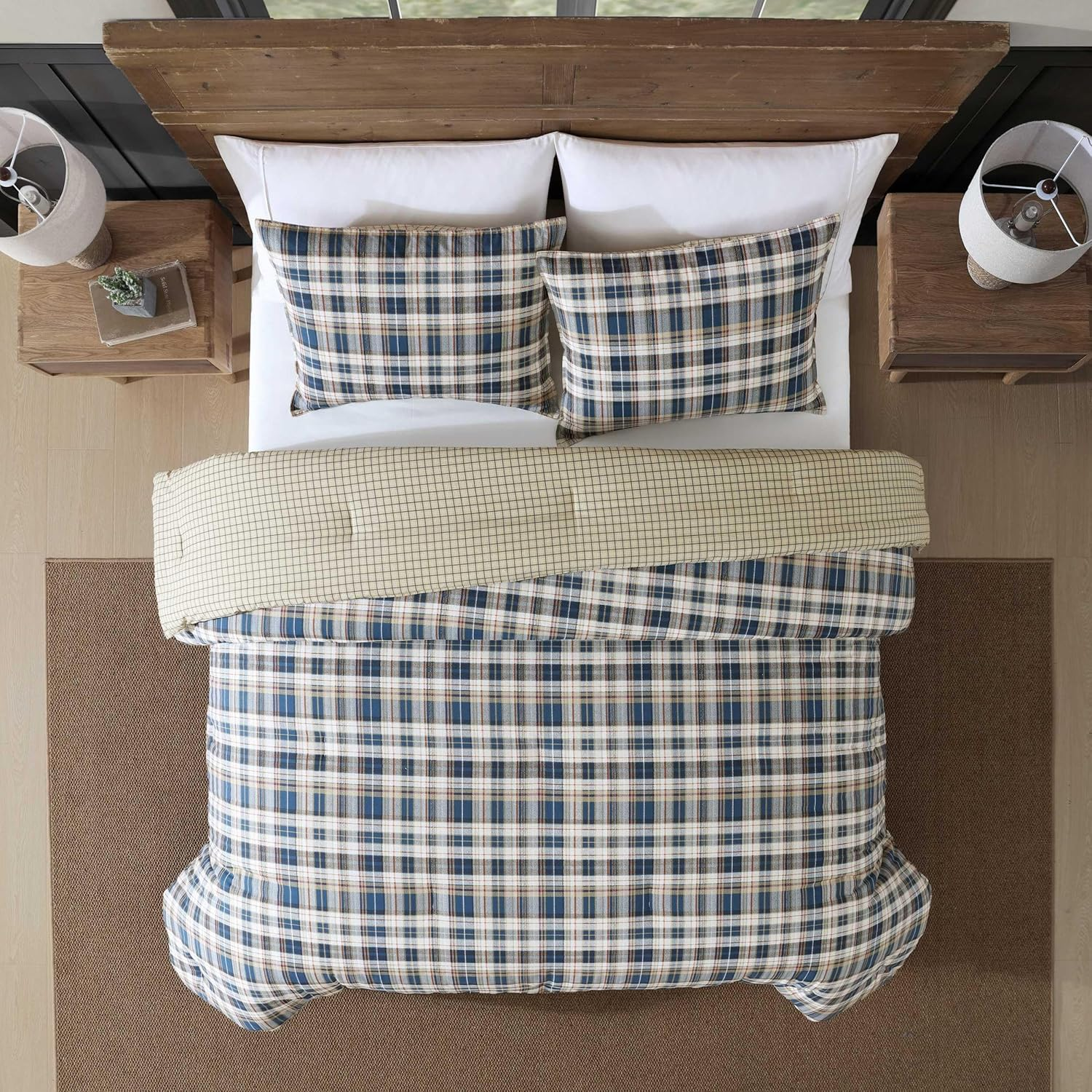 Eddie Bauer Port Gamble Duvet Cover Set, King image number 2