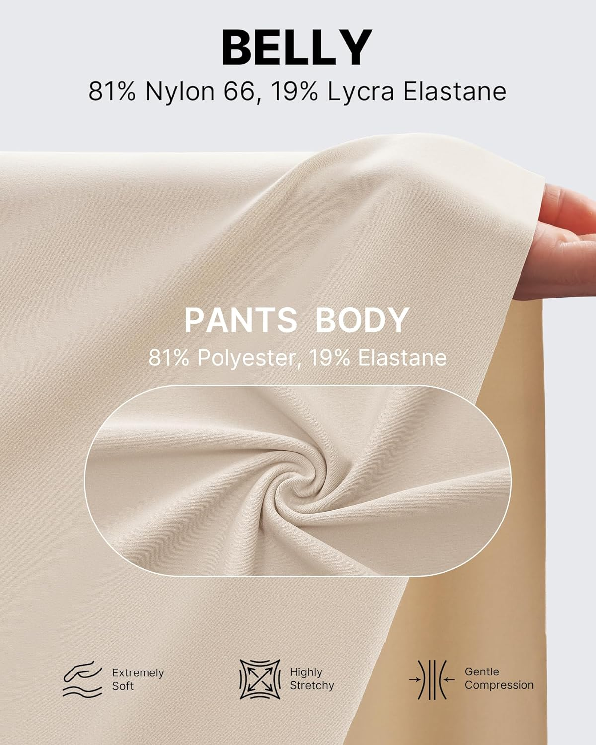 G4Free Maternity Shorts with Pockets over the Belly Stretchy 6'' Pregnancy Yoga Pants Athletic Workout image number 3