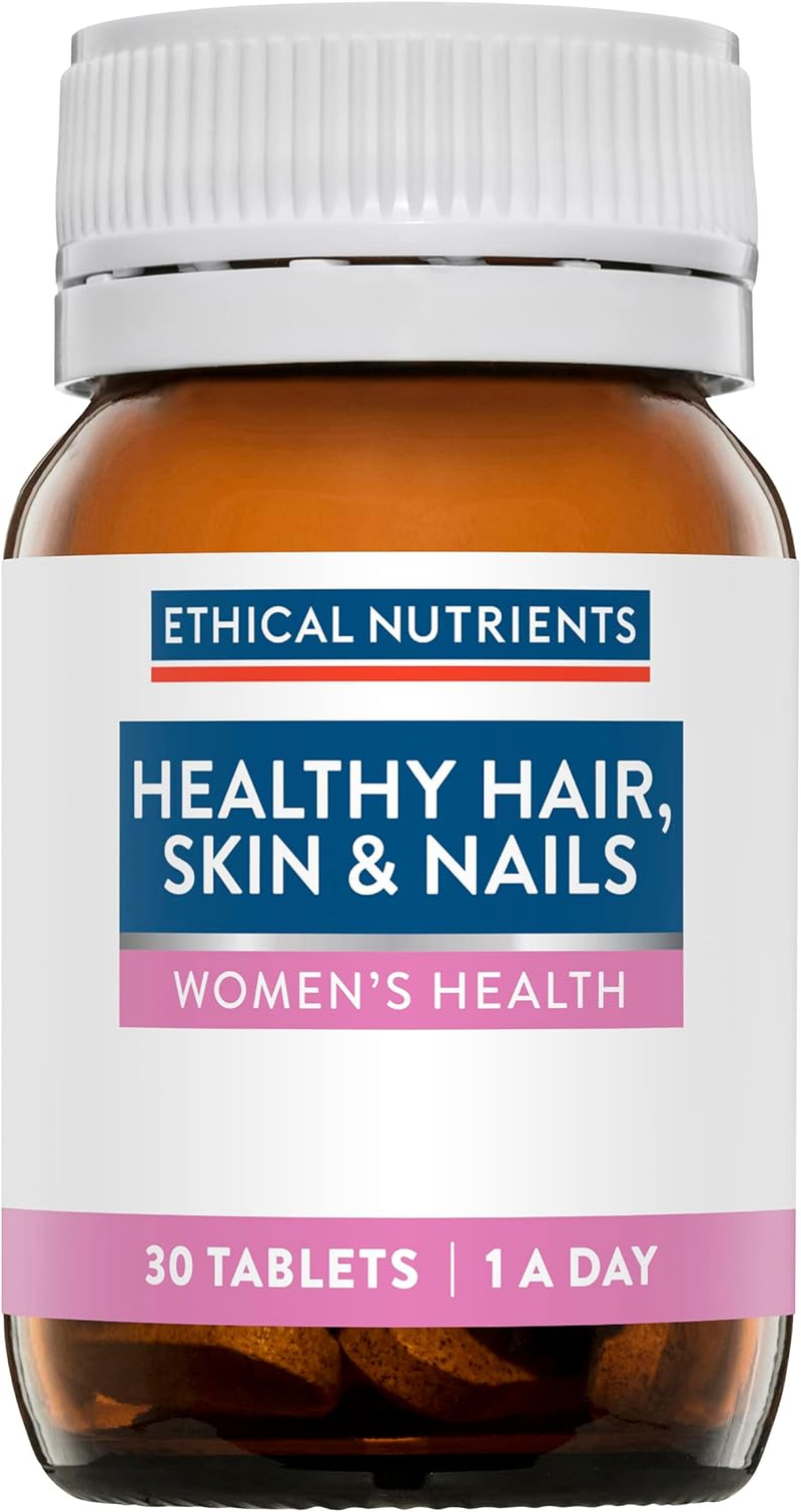 Ethical Nutrients Healthy Hair, Skin & Nails - Assists Strong Nails, Healthy Hair & Skin Elasticity with Biotin - 30 Tablets image number 4