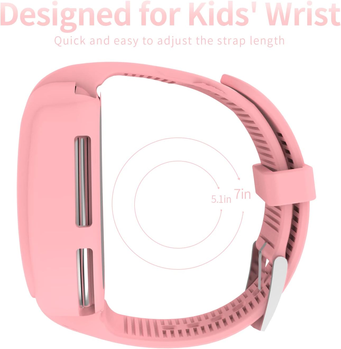 Sports Armband Compatible with Little Tikes Tobi 1 2 Robot Smartwatch, Replacement Soft Silicone Sports Strap with Case Protective Case Shockproof Children'S Protective Case - Green image number 7