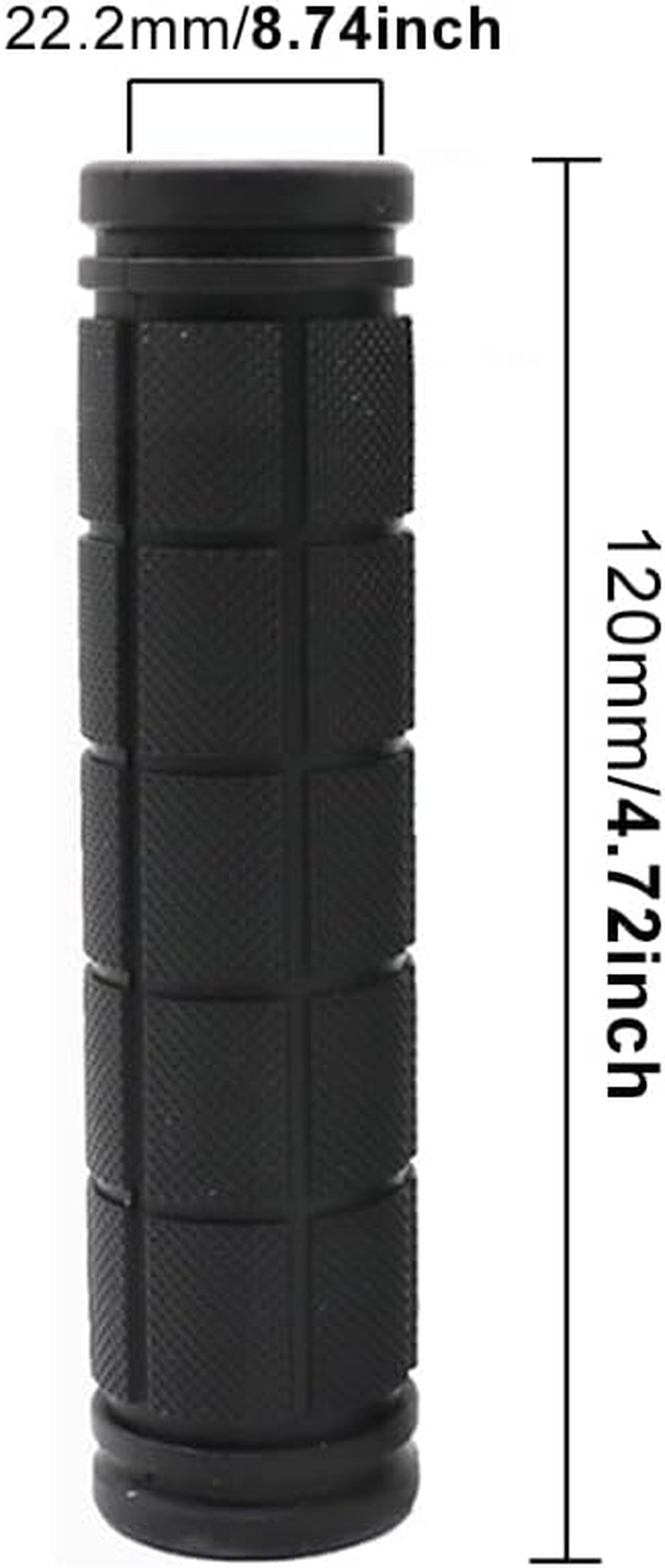 2 Pairs Bicycle Handle Bar Grips Mushroom Grips, Soft Rubber Bicycle Handlebar Grips for BMX, Road Mountain, Boys and Girls Kids Bikes image number 4