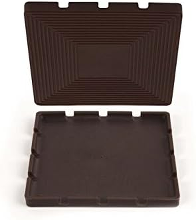 Slipstick Cb765 Square Non Slip Rubber Pads, 75Mm Square, Chocolate (Set of 4) image number 4