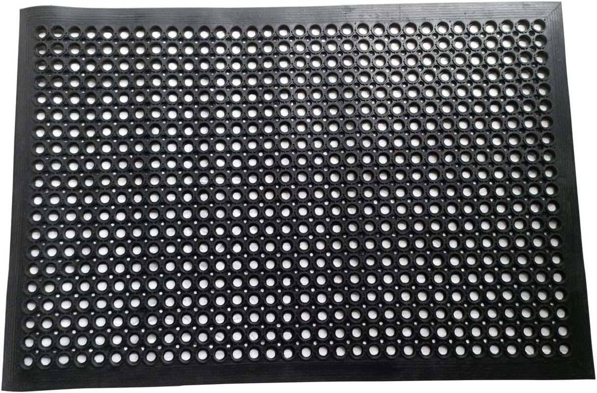 Rubber Doormat Nonslip Drainage Floor Mat Restaurant Catering Commercial Use Door Mat (80X120 CM) image number 5