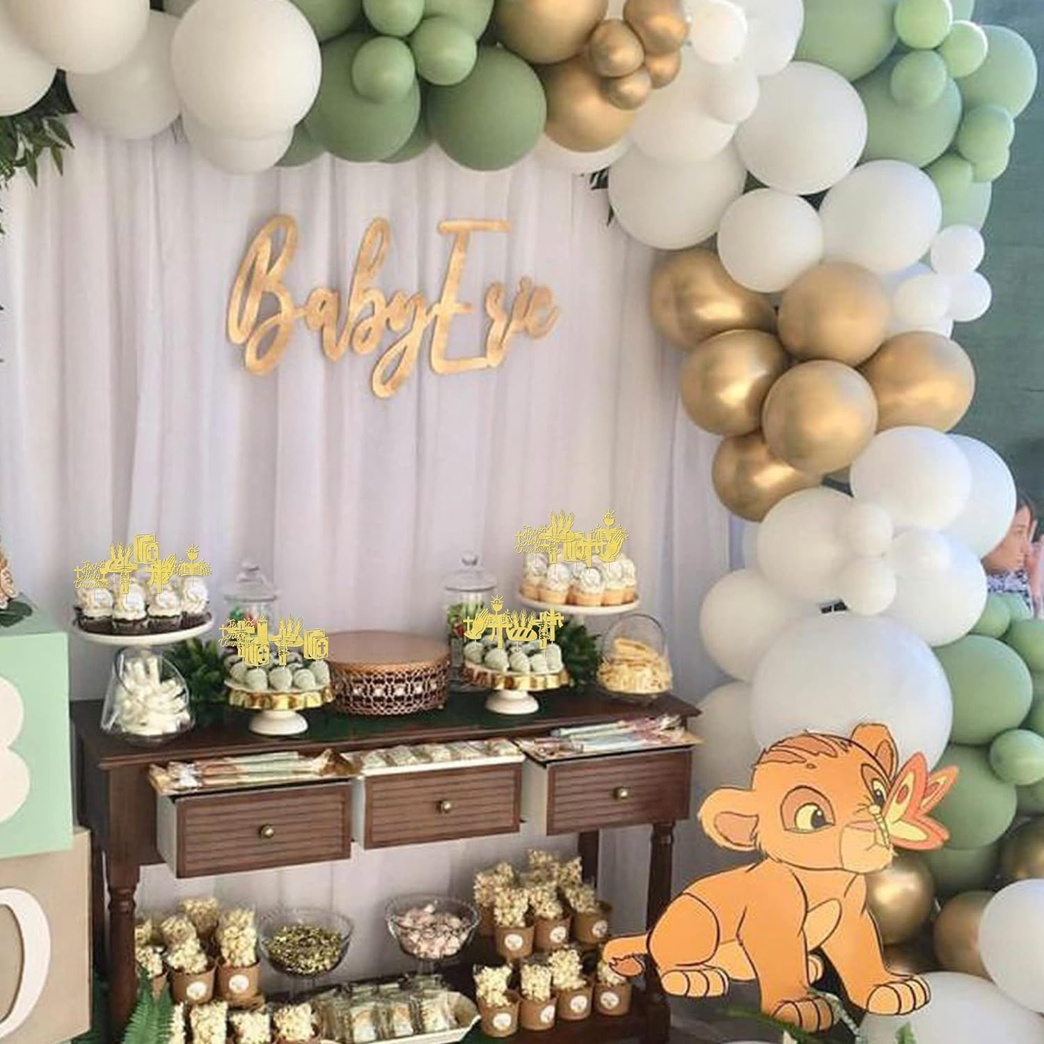 24 Pack First Holy Communion Cupcake Toppers Glitter Cross Bible Cupcake Picks Angel God Bless Cake Decorations for First Communion Baptism Religion Theme Birthday Party Supplies (Gold) image number 1