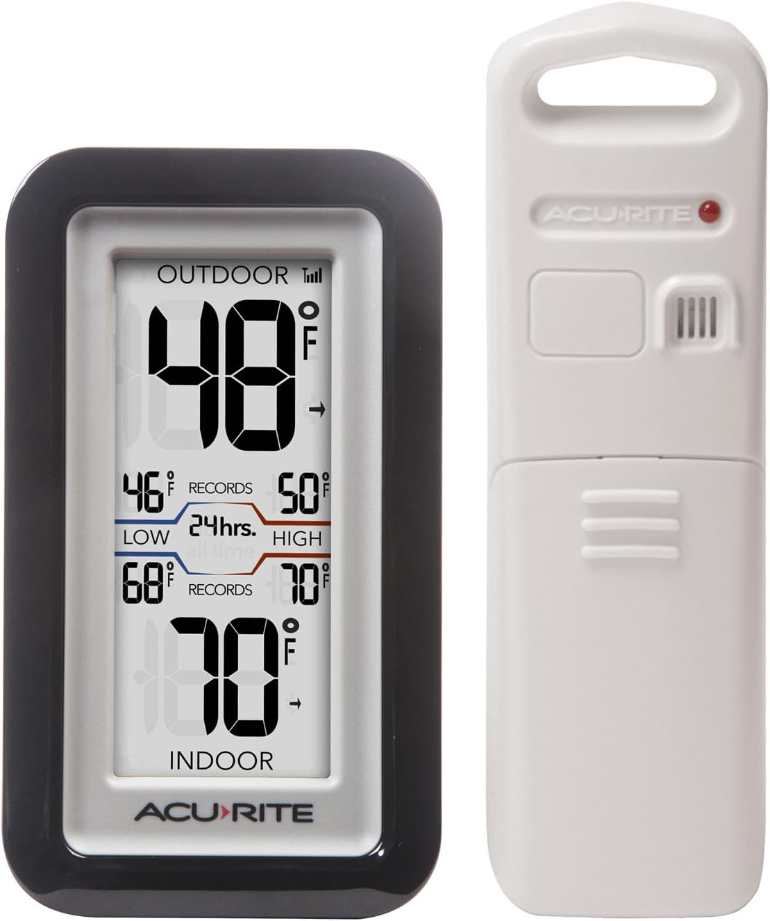 Acurite 02043 Digital Thermometer with Indoor/Outdoor Temperature image number 2