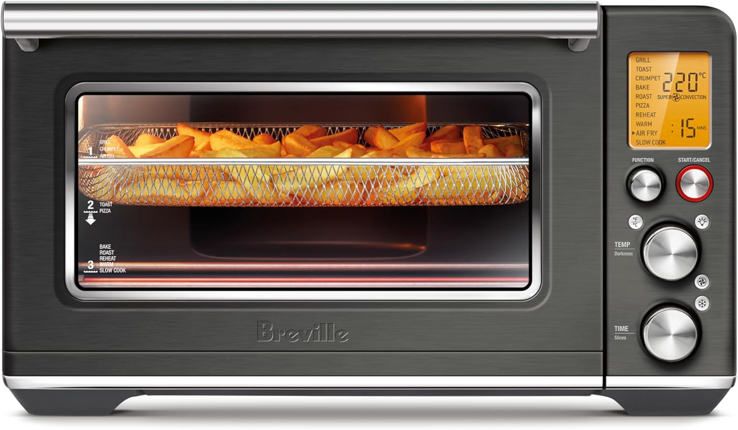 Breville the Smart Oven Air Fryer (Black Truffle), BOV860BTR