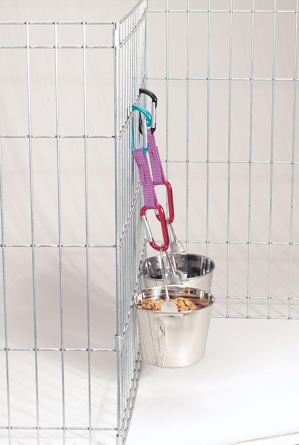 Pro Select Stainless Steel Pet Pail, 1-Quart Size &ndash; Heavy Duty Flat Sided Pail Great for Providing Water in Pet Kennels image number 5