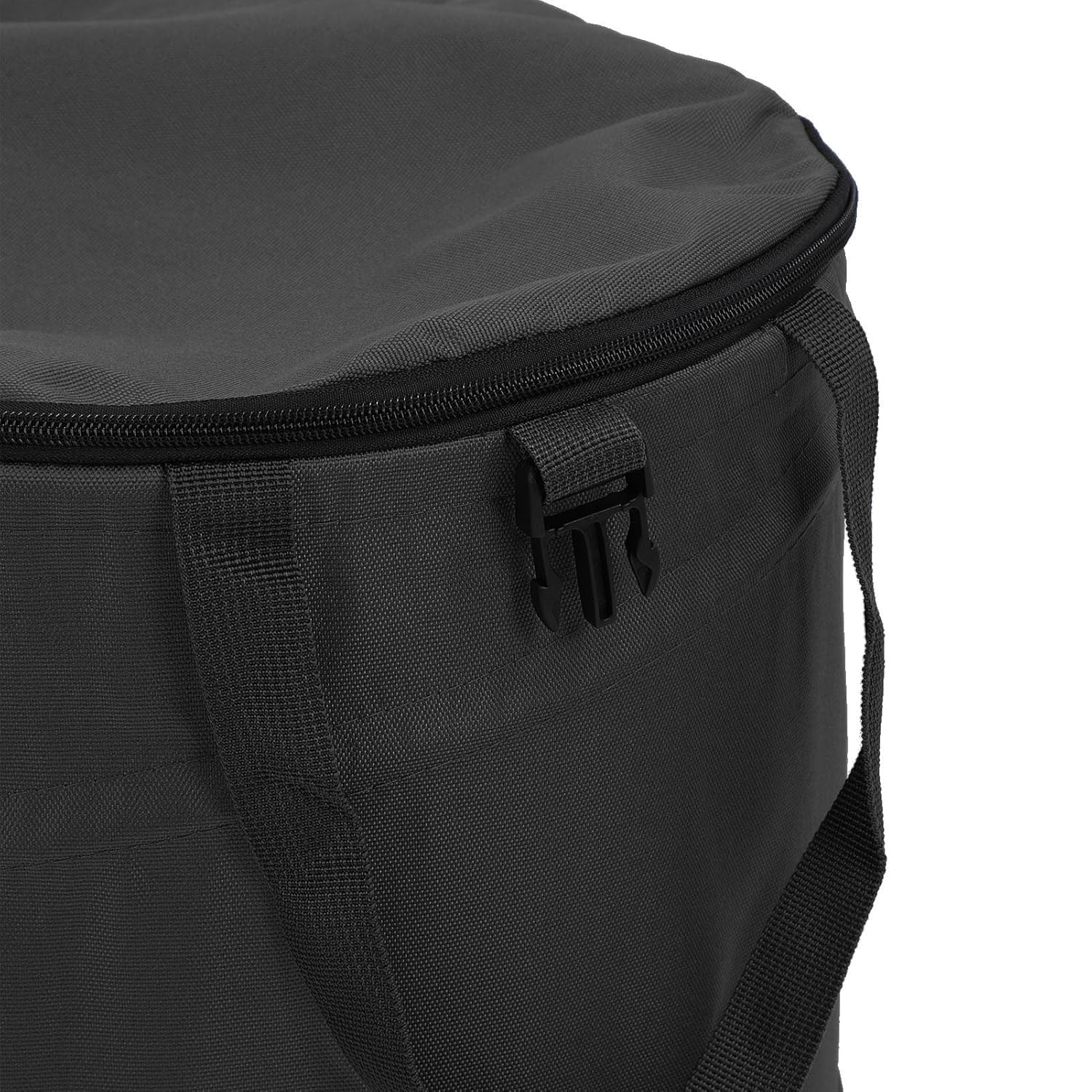 Large Capacity Camping Trash Can Portable Garden Garbage Container Outdoor Picnic 24 Gallons (Black) image number 3