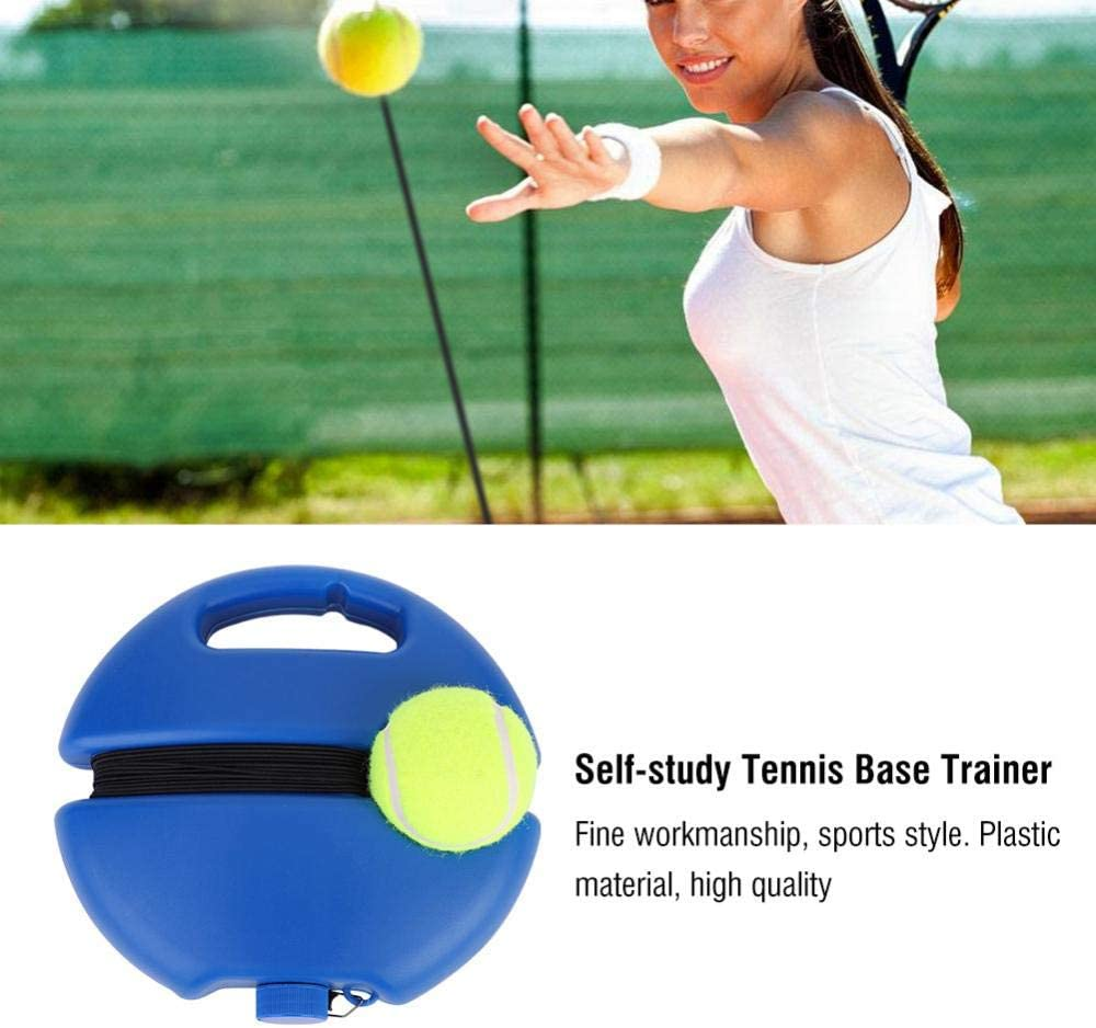 Tennis Trainer, Self-Study Tennis Base Trainer Baseboard Rebound Ball Training Tool for Beginners Children Adults image number 3