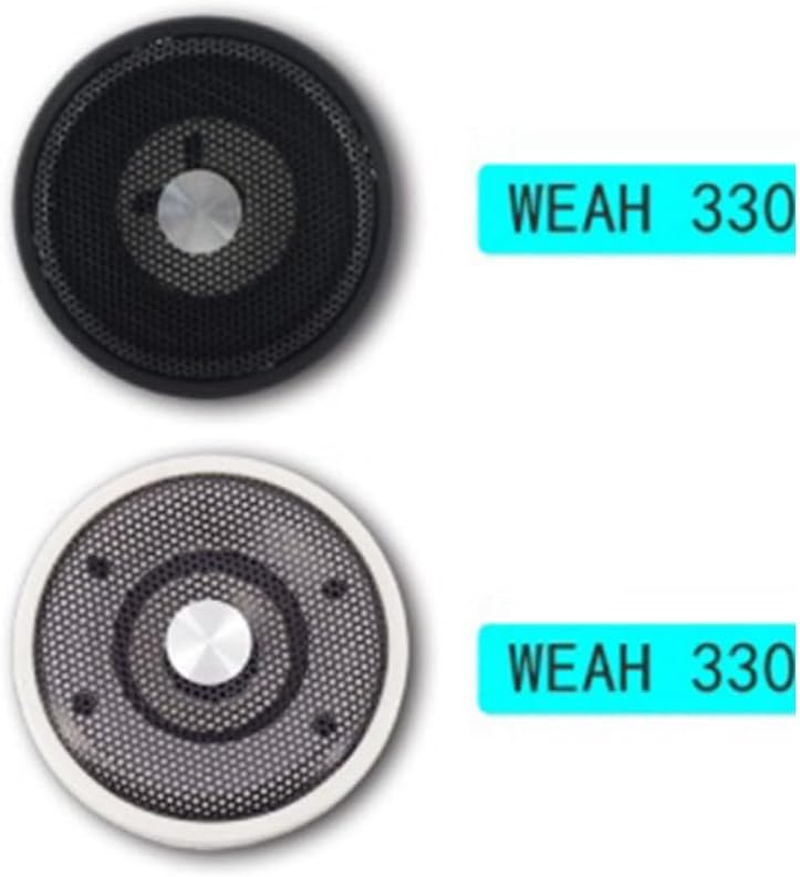 Zozii 1 Pair Waterproof 4Ohm 15W Full Marine Boats Ceiling Wall Speaker Lawn J60A(White) Easy to Use image number 5
