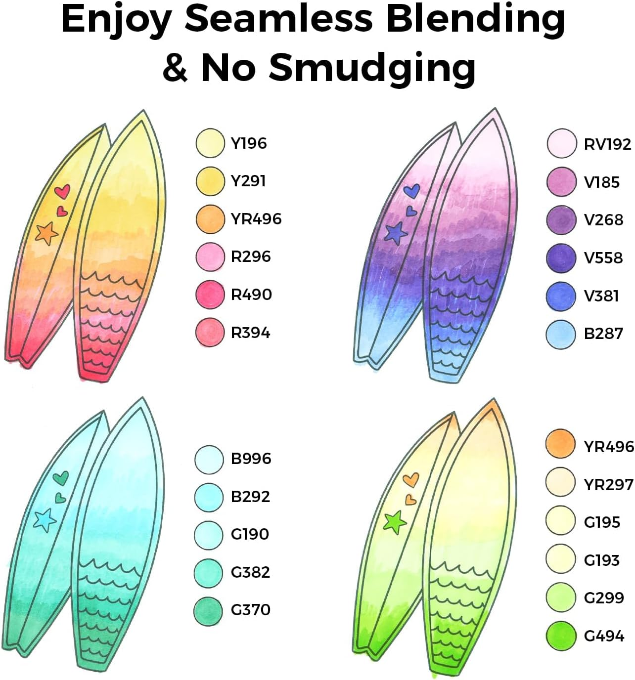 Ohuhu Alcohol Markers, 120-Color Marker Set for Artists, Oahu Series, Double Tipped Alcohol Based Art Markers for Adults Coloring Sketching Illustration, Marker Case, Fine & Chisel image number 5