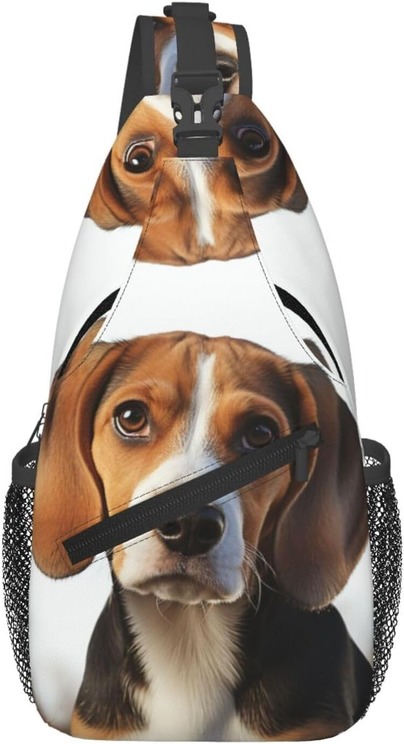 Glbnsheric Sling Bag for Women Men Crossbody Bag Sling Backpack Flamingo Bird Cross Body Bag Adjustable Chest Bag