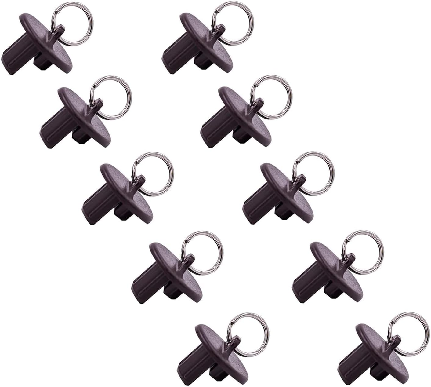 Pull Ring End Cover 3 Sets, General for Outdoor Roller Shutter/Indoor Roller Shutter Replacement Accessories (Black) image number 2