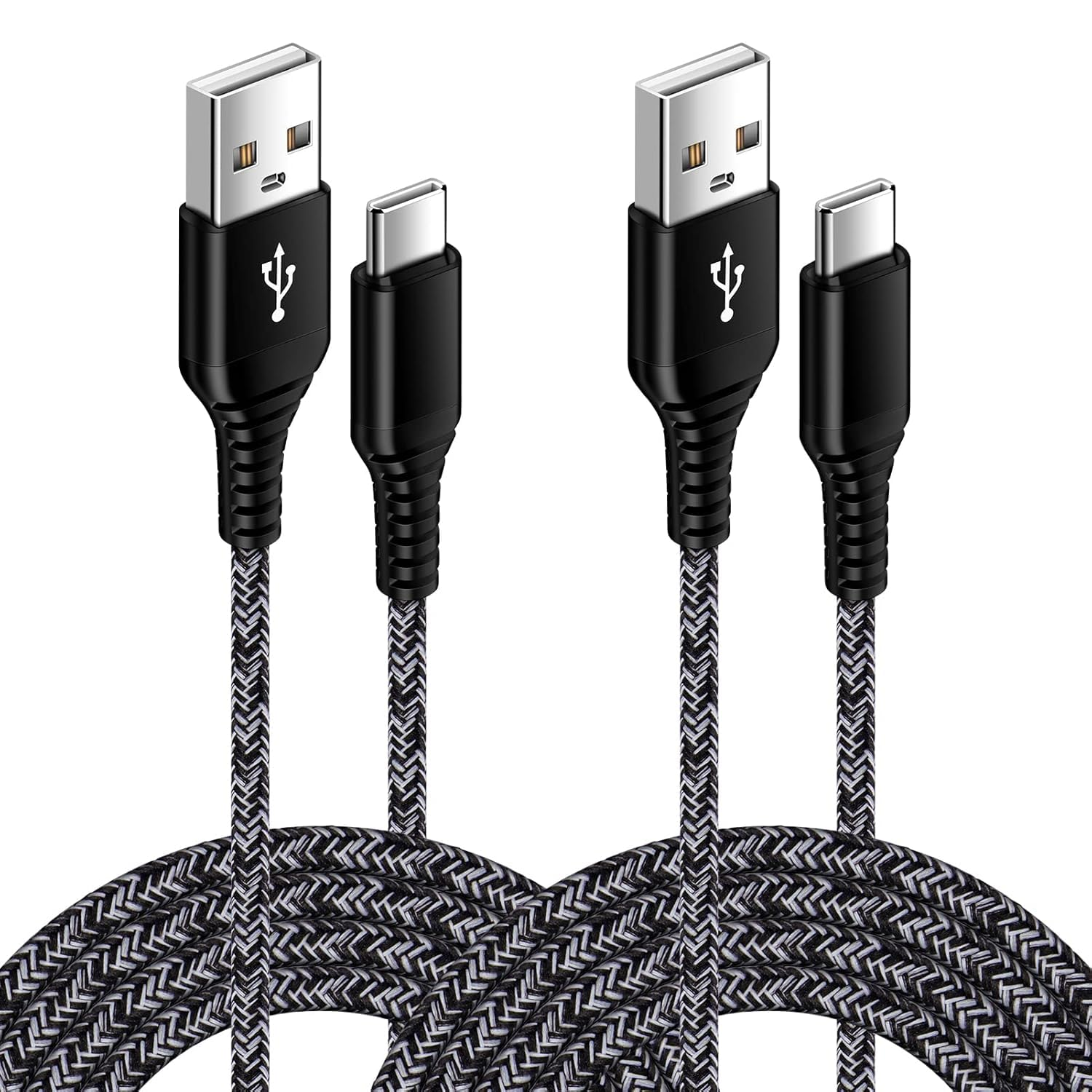 S25 Ultra USB C Cable [2-Pack, 3FT] USB a to USB C Charger Cable Fast Charging Cord Type C Compatible with Samsung Galaxy S25+ S25 S24 Ultra FE S23+ S23 S22 A36 A56 A15 5G A06 A35 A55,Pixel 9 8A 7 Pro