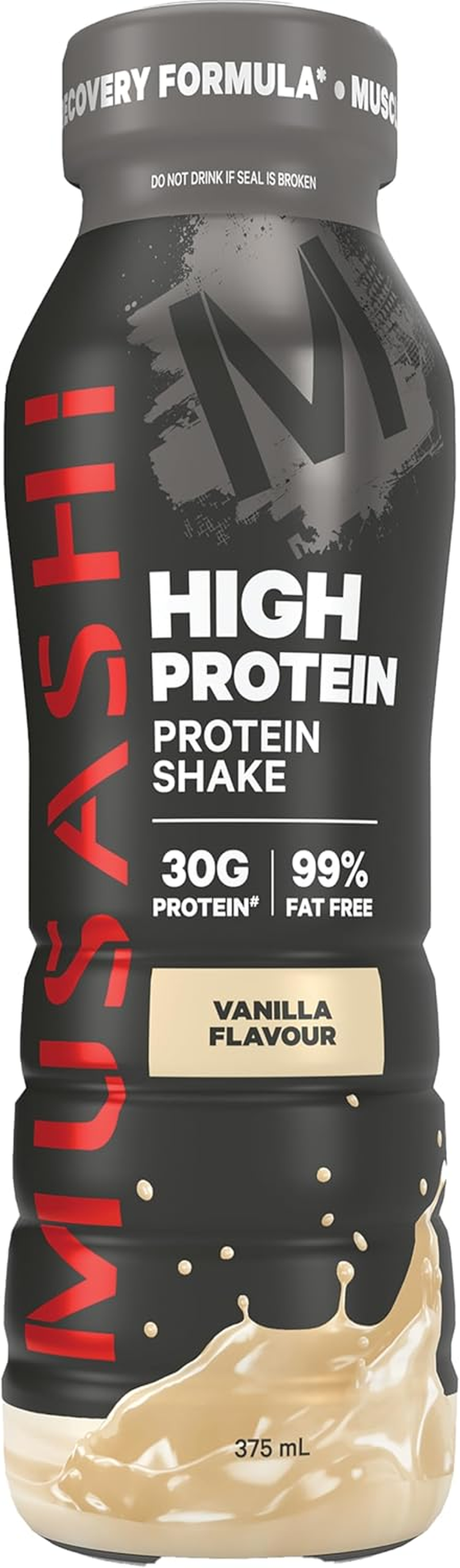 Musashi High Protein Creamy Vanilla Milk Drink, 6 X 375 Milliliters image number 4