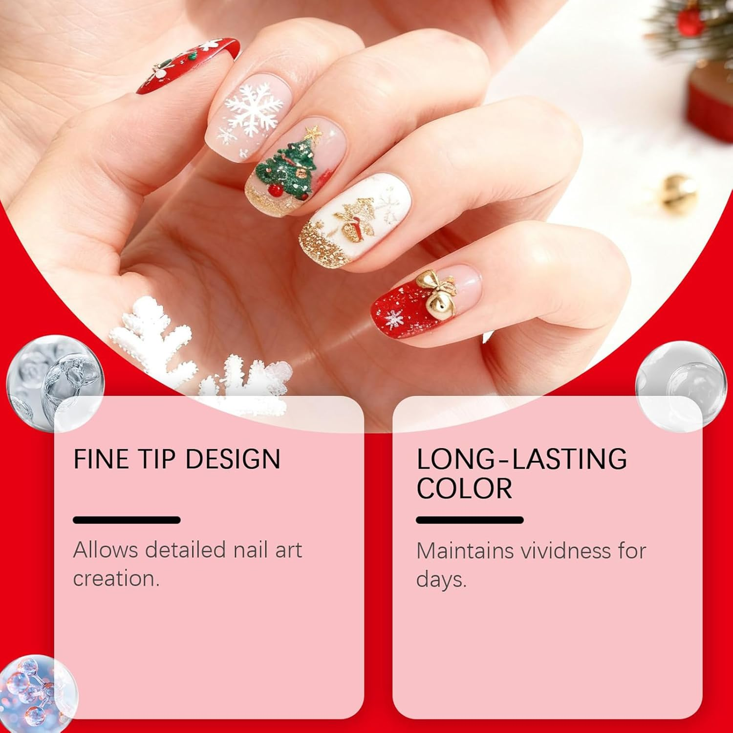 Hjatirace Nail Polish Pens | 12 Colors Manicure Drawing Tool | 0.3Mm Fine Tip Nail Dotting Marker,For Women Girls Art Design Doodle Drawing Graffiti Salon Home Beauty Practice