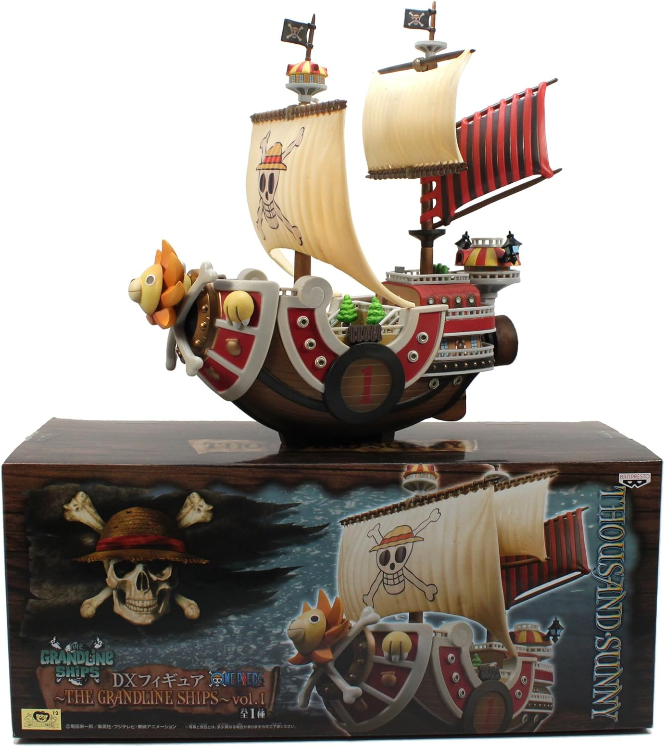 Banpresto One Piece Grandline 8" Ships Vol. 1 Figure - 47956 - Thousand Sunny image number 1