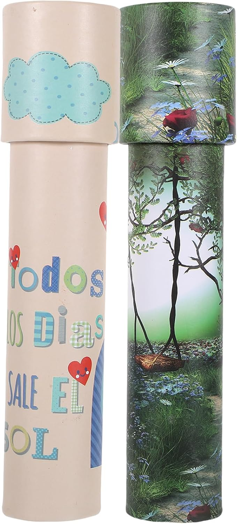 2Pcs Classic Kaleidoscope, Kalidescopes for Kids Educational Kaleidoscope Toy for Kids Birthday Party Favors, Random Style image number 2