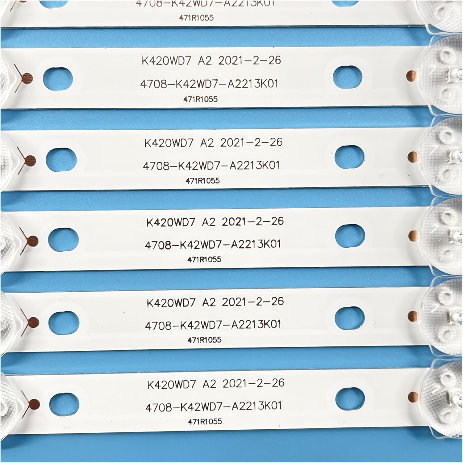 TV Lamps Kit LED Backlight Strips for TX-43DR300ZZ LED Bars 4708-K420WD-A3213K01LED Bands Rulers K420WD7 A3 2014-8-27 image number 2