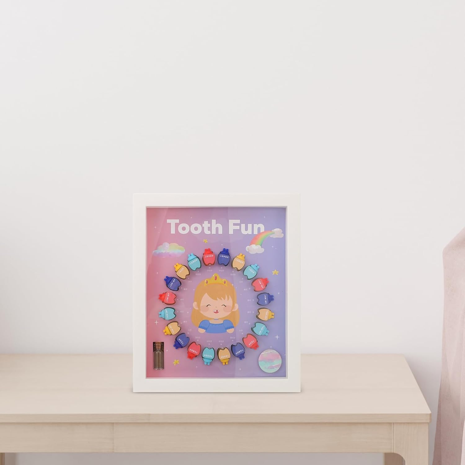 Toyvian 1Set Tooth Keepsake Box Organizer of Boy Girl Tooth Container Generous Storage Portable Design for Boys and Girls image number 5