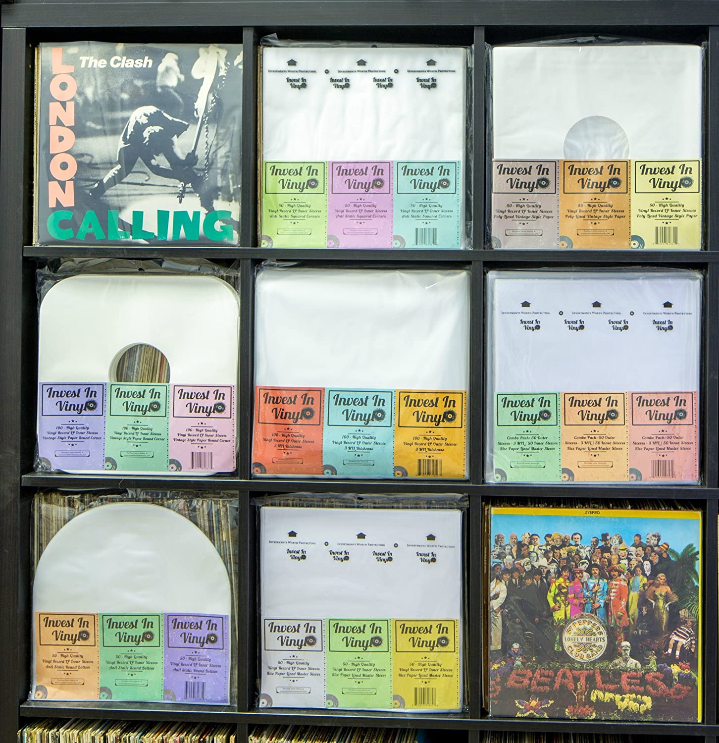 Invest in Vinyl 50 Master Sleeves Rice Paper anti Static LP Inner Sleeves Mobile Fidelity MFSL Style Vinyl Record Sleeves Provide Your LP Collection with the Proper Protection - image number 1