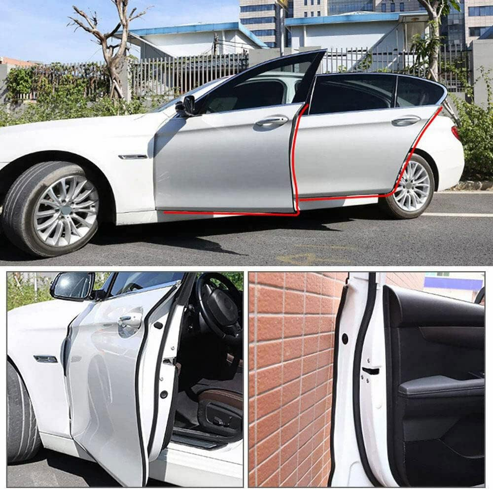 4M Butyl Rubber Glue Sealant Roll Car Door Headlight Retrofit Sealing Seal Strip image number 5