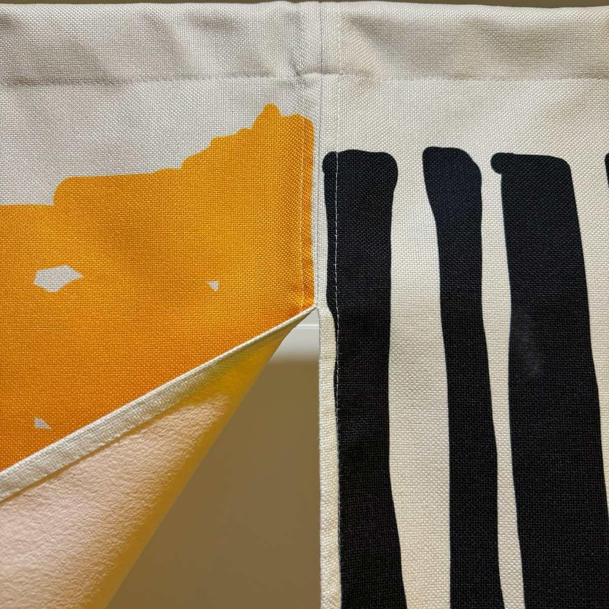 Ofat Home Doorway Curtain Colour Clash Japanese Noren Tapestry, Wall Hanging for Kitchen Bathroom Bistro Partition Shading Bedroom Decoration, Customizable, 33.5X 59 in (Style*1) - Style*2 image number 7